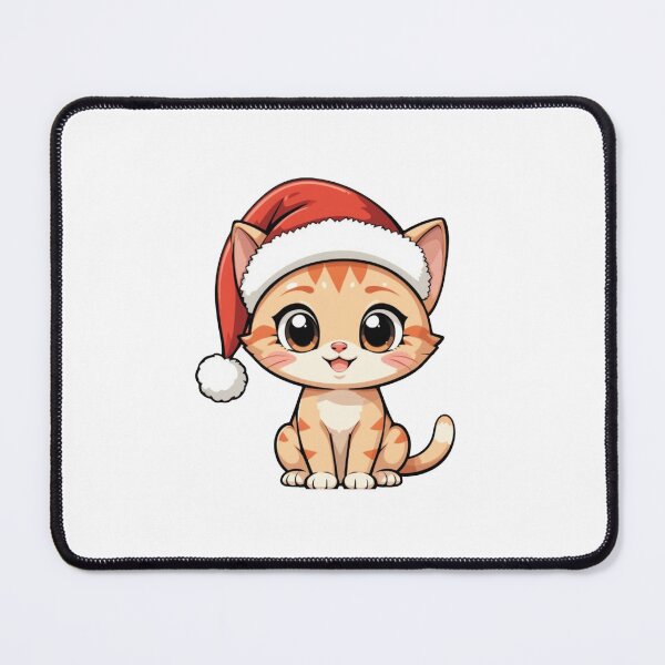 Item preview, Festive Kitty the Santa Hat Charm designed and sold by petloverheaven.