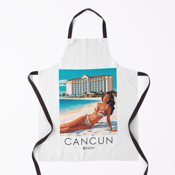 Item preview, A Vintage Travel Poster of Cancun - Mexico designed and sold by GoodOldVintage.