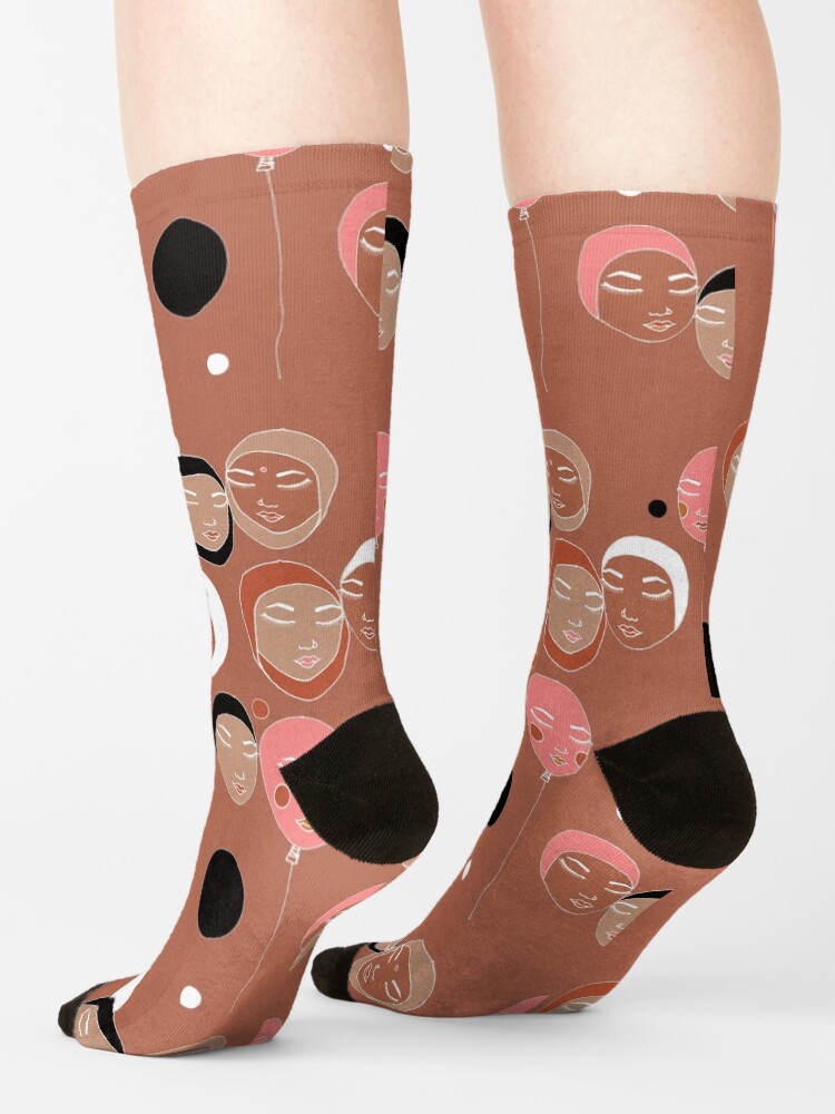 Thumbnail 4 of 5, Socks, I AM Every Woman designed and sold by ilovestudiostic.