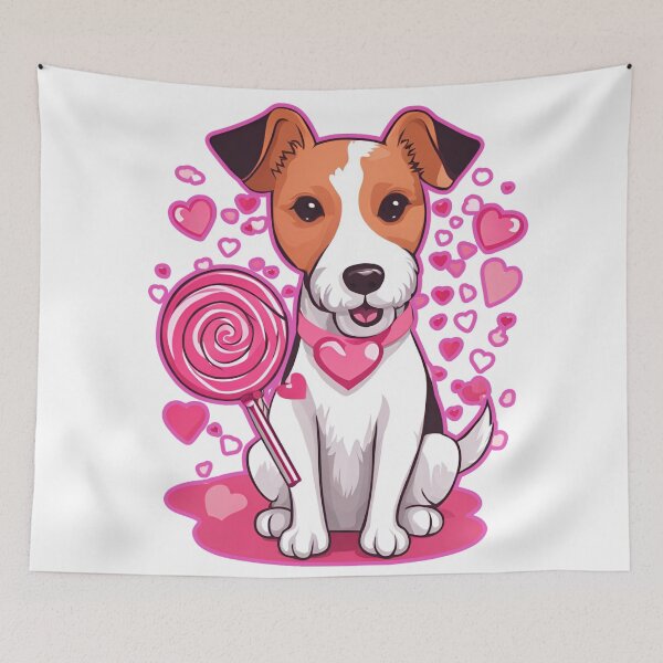 Item preview, Valentine's Day Jack Russell Terrier Joy designed and sold by GoodyPaws.
