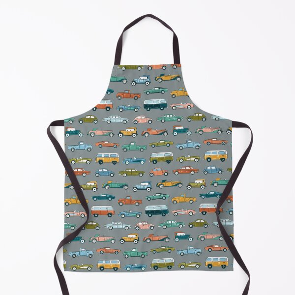 Item preview, Cute Retro Cars - Grey designed and sold by TigaTiga.