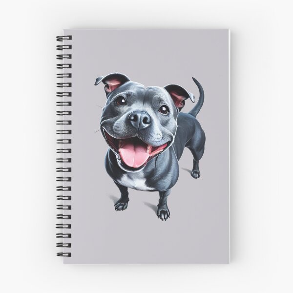 Item preview, Blue Staffy Portrait designed and sold by MaedK.