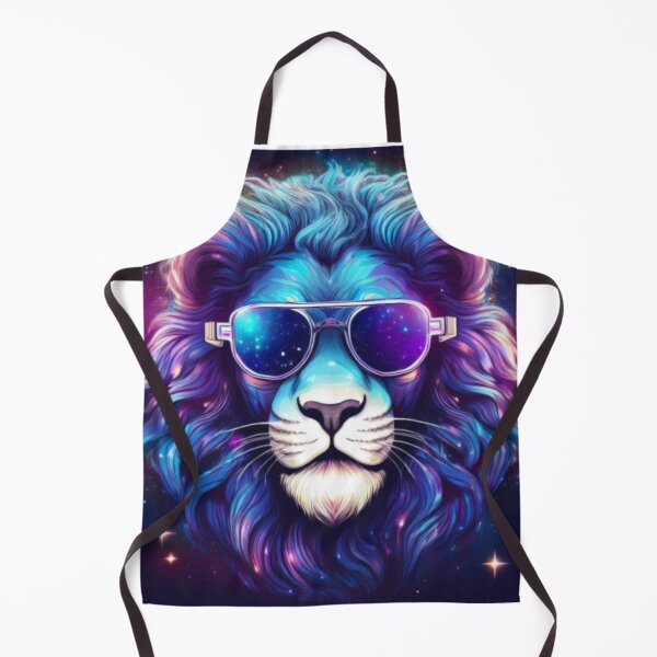 Item preview, Galactic Lion in Sunglasses – Cosmic Cool Design designed and sold by RaiyaTees.