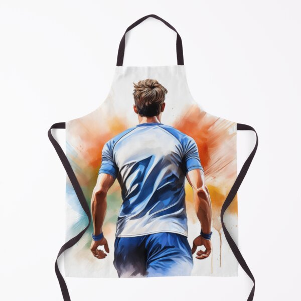 Item preview, Dynamic Football Player Artwork – Vibrant Sports Energy designed and sold by RaiyaTees.