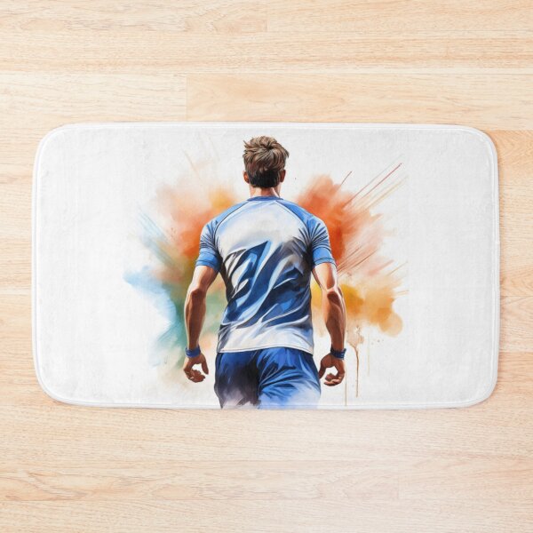 Item preview, Dynamic Football Player Artwork – Vibrant Sports Energy designed and sold by RaiyaTees.
