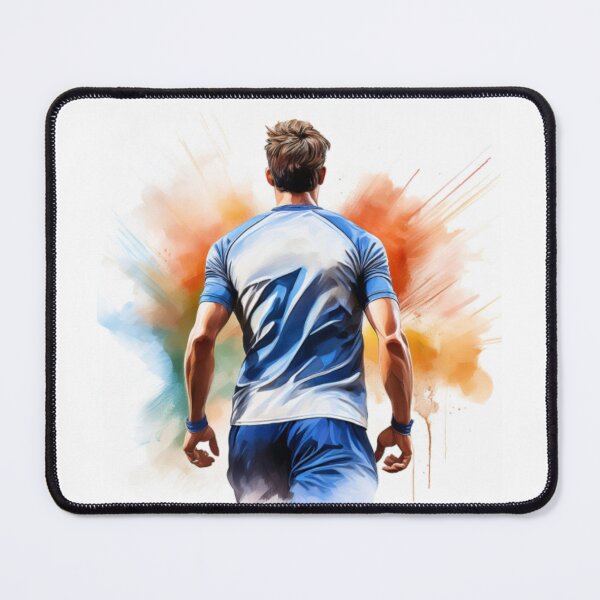Item preview, Dynamic Football Player Artwork – Vibrant Sports Energy designed and sold by RaiyaTees.