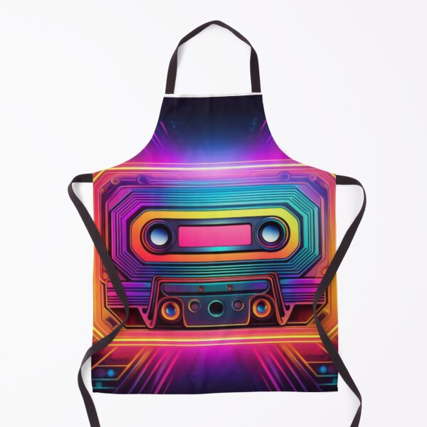 Item preview, Vibrant Neon Cassette Tape Retro Design designed and sold by RaiyaTees.