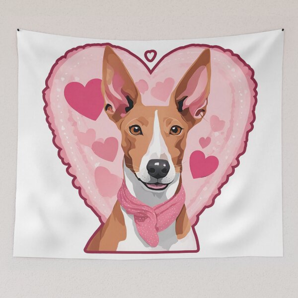 Item preview, Valentine's Day Podenco Ibicenco Love designed and sold by GoodyPaws.