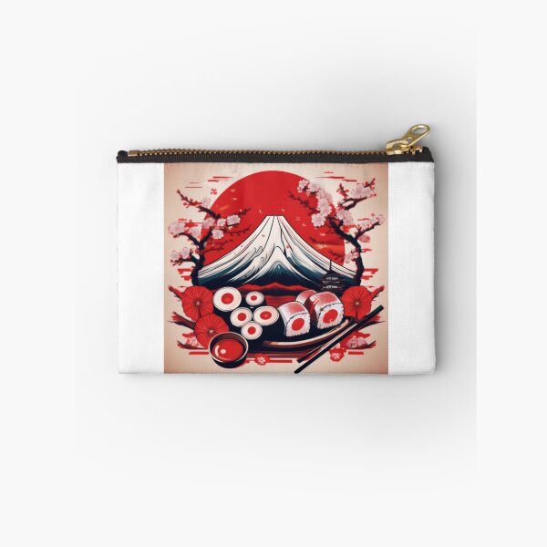 Item preview, Japanese Sushi and Mount Fuji Design designed and sold by RaiyaTees.