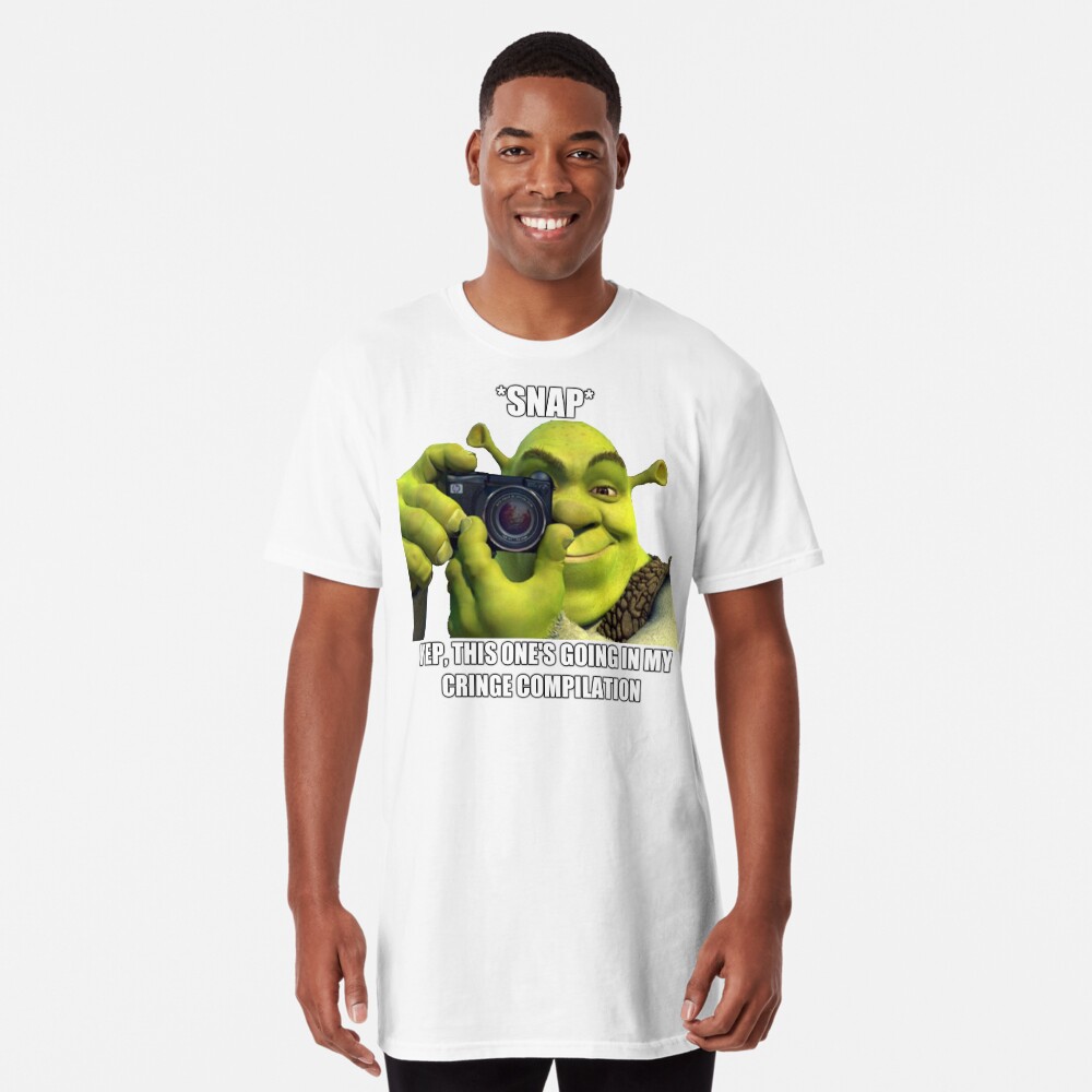 Yep This One's Going In My Cringe Compilation Shrek Meme shirt - Kingteeshop