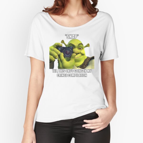 Yep This One's Going In My Cringe Compilation Shrek Meme shirt - Kingteeshop