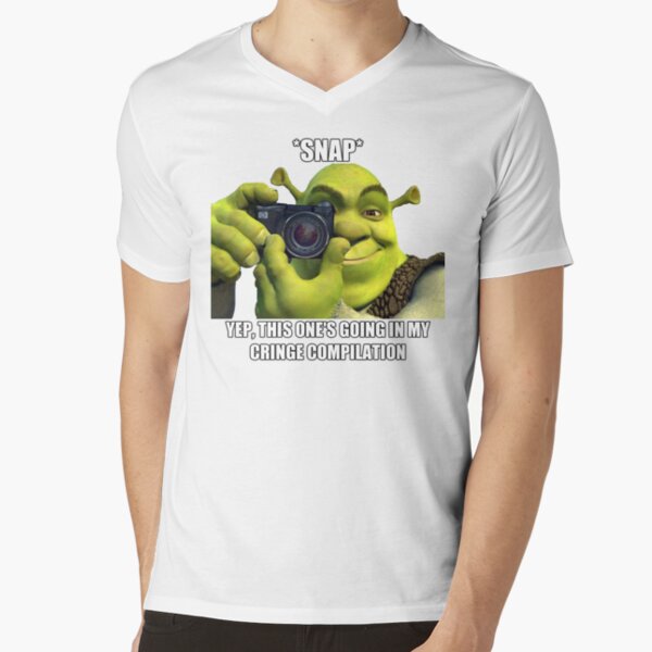 Yep This One's Going In My Cringe Compilation Shrek Meme shirt - Kingteeshop