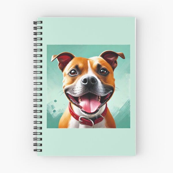 Item preview, Red Staffy Portrait designed and sold by MaedK.