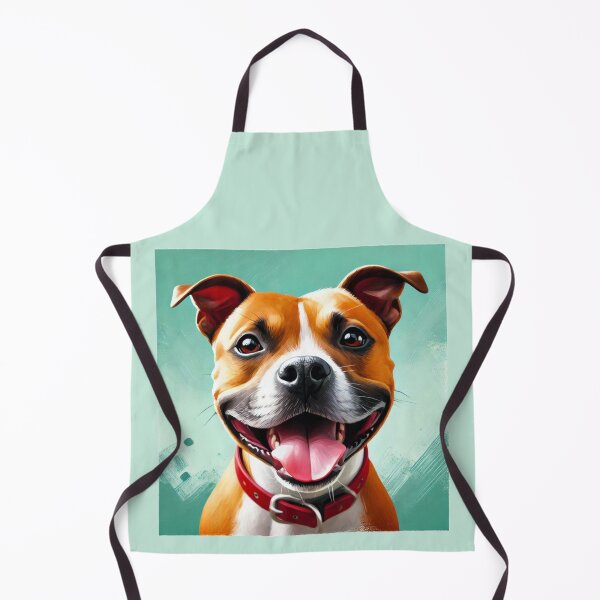 Item preview, Red Staffy Portrait designed and sold by MaedK.