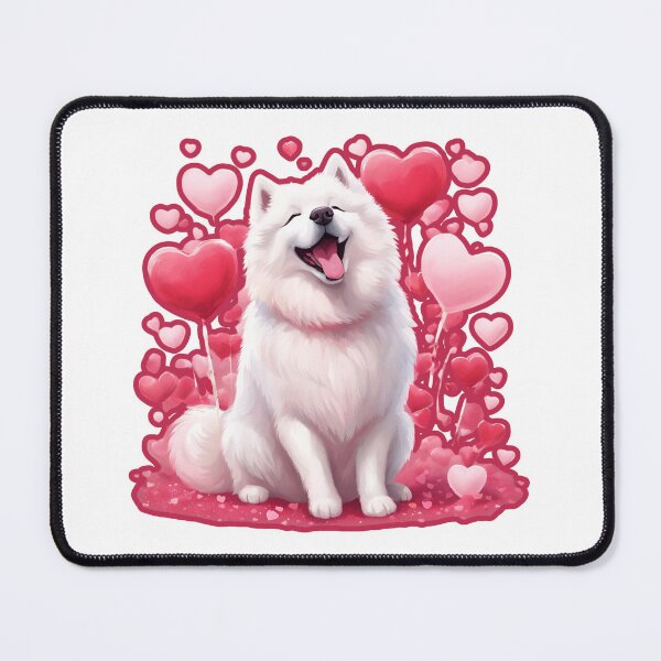 Item preview, Valentine's Day Samoyed Love designed and sold by GoodyPaws.