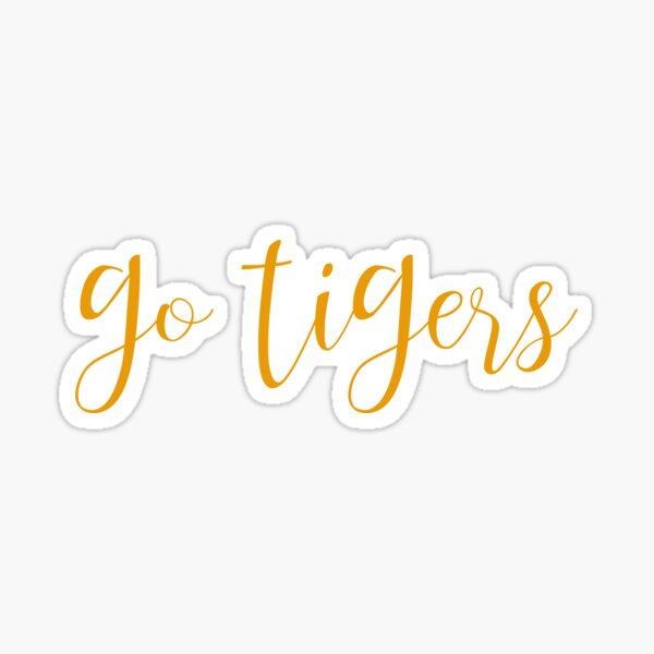 go tigers Sticker