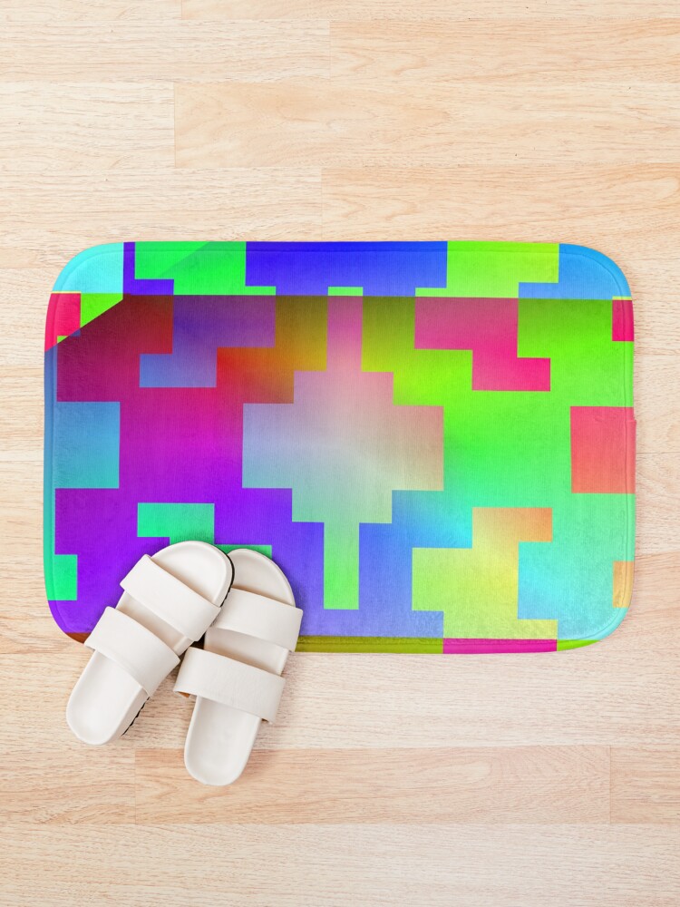 Thumbnail 1 of 6, Bath Mat, Faded pattern... designed and sold by Harryucksche.