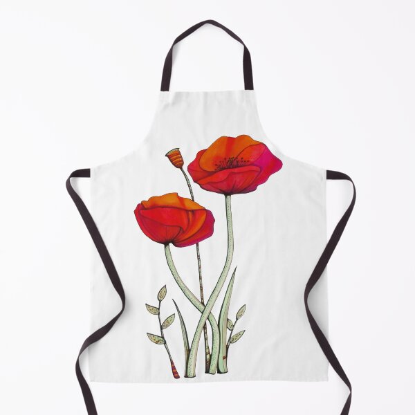 Item preview, Poppy Flowers - White designed and sold by ilovestudiostic.