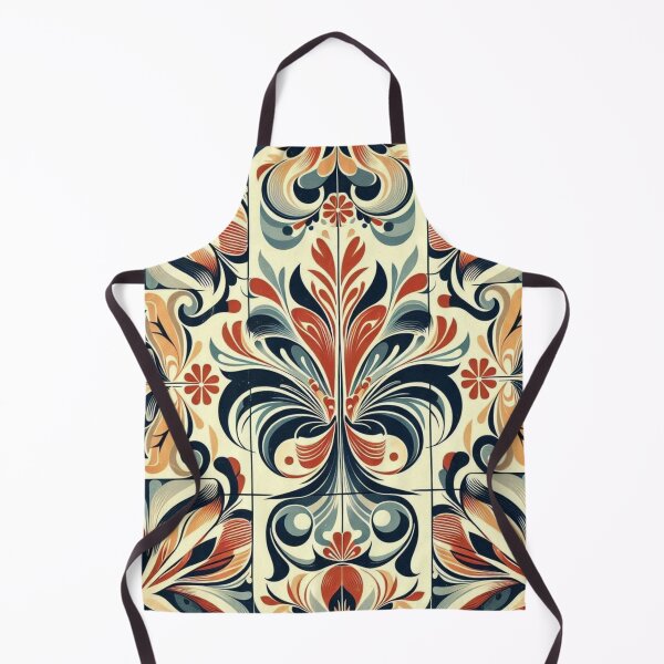 Item preview, Vintage 1960s Retro Tile Pattern designed and sold by Dogandesighn.