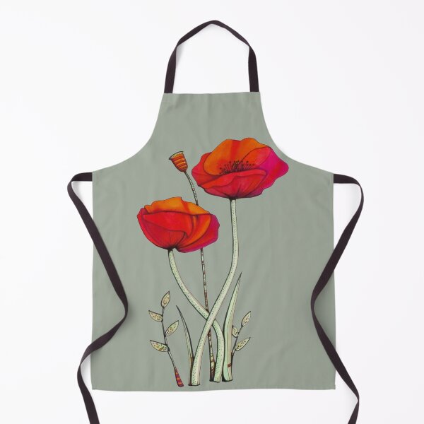 Item preview, Poppy Flowers - Army Green Lite designed and sold by ilovestudiostic.
