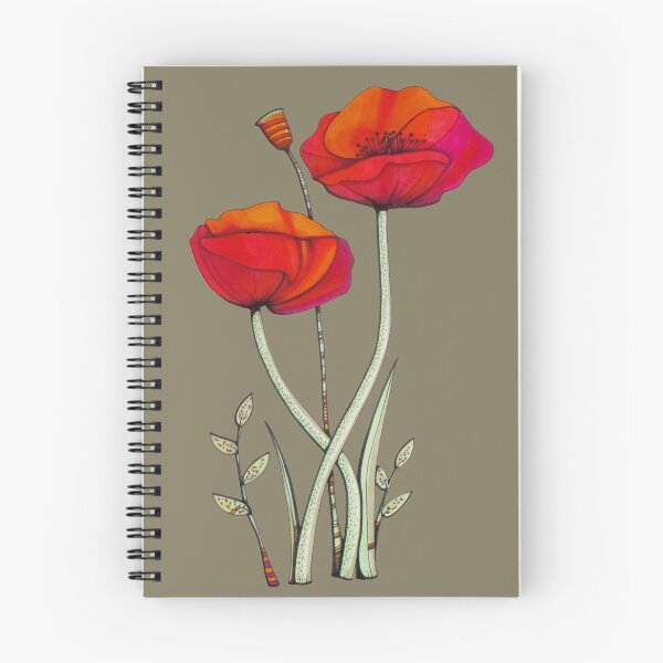 Item preview, Poppy Flowers - Army Green Dark designed and sold by ilovestudiostic.