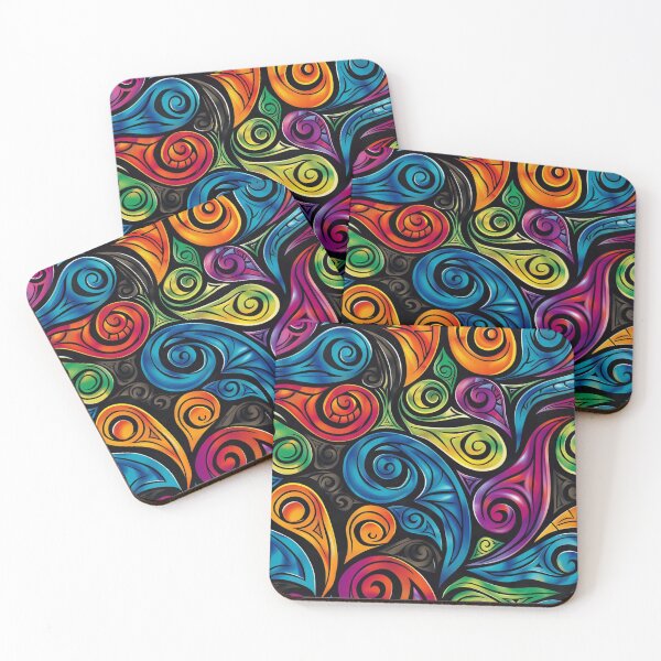 Item preview, New Zealand Paua Māori Pattern Koru Design 324 designed and sold by GrinGalore.