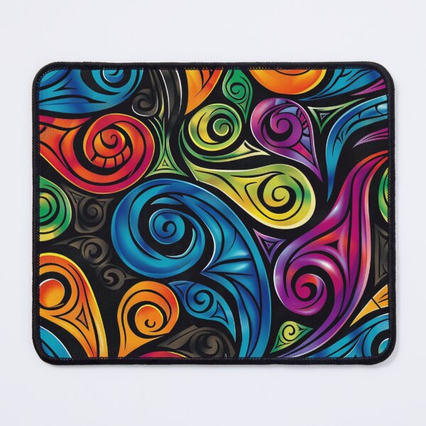 Item preview, New Zealand Paua Māori Pattern Koru Design 324 designed and sold by GrinGalore.
