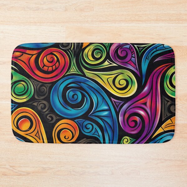 Item preview, New Zealand Paua Māori Pattern Koru Design 324 designed and sold by GrinGalore.