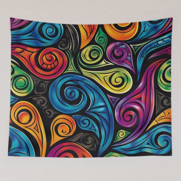 Item preview, New Zealand Paua Māori Pattern Koru Design 324 designed and sold by GrinGalore.