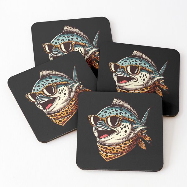 Item preview, Tuna Wearing Leopard Scarf Animal Wearing Sunglasses designed and sold by Artistoos.