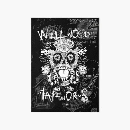Artikel-Vorschau von Will Wood und die Bandwürmer – Artwork-Design, designt und verkauft von Wildcard_Designs.