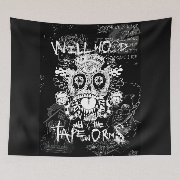 Item preview, Will Wood and The Tapeworms Artwork Design designed and sold by Wildcard_Designs.