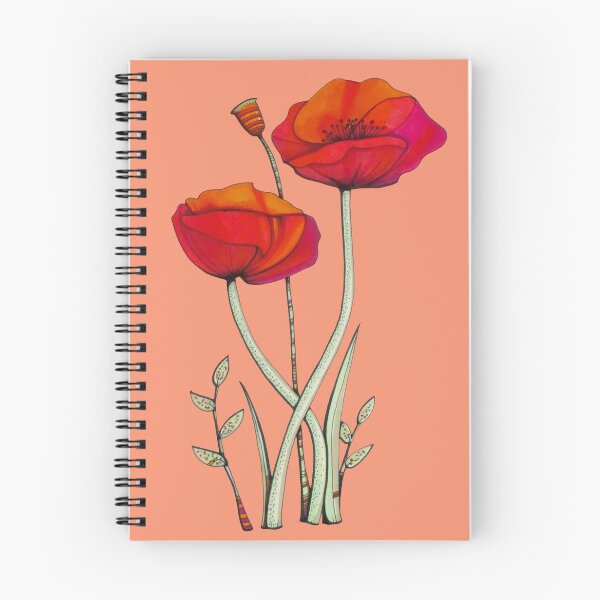 Item preview, Poppy Flowers - Pink Terracotta designed and sold by ilovestudiostic.