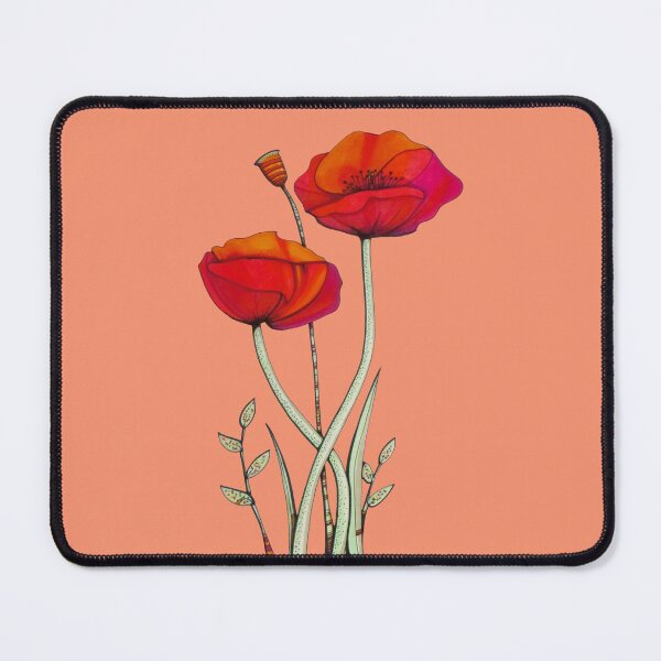 Item preview, Poppy Flowers - Pink Terracotta designed and sold by ilovestudiostic.