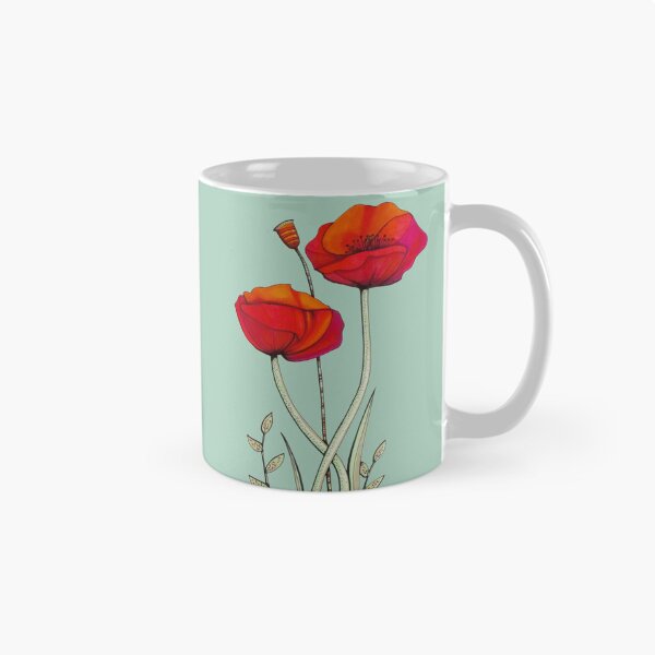 Item preview, Poppy Flowers - Silky Sage designed and sold by ilovestudiostic.