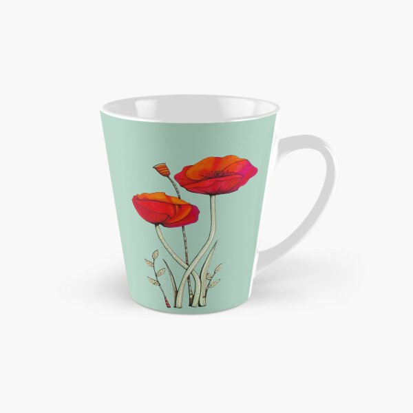 Item preview, Poppy Flowers - Silky Sage designed and sold by ilovestudiostic.