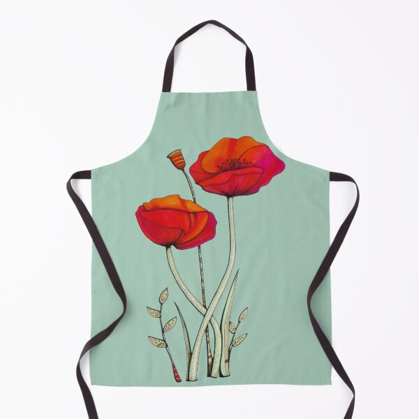 Item preview, Poppy Flowers - Silky Sage designed and sold by ilovestudiostic.