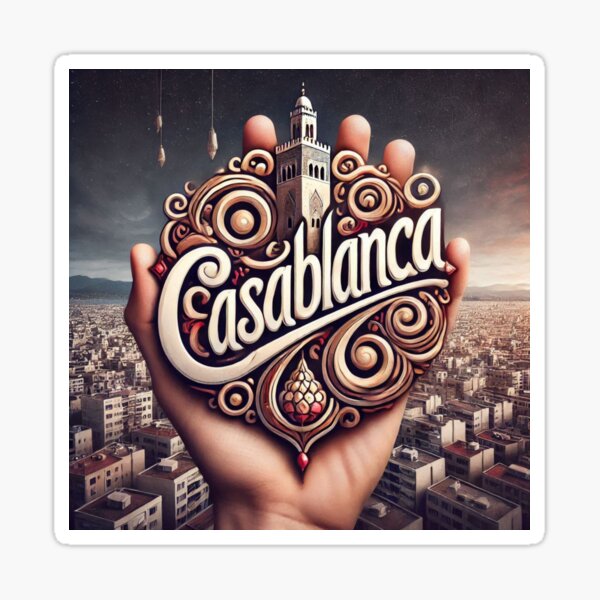 Item preview, Casablanca's Bustling Streets designed and sold by lacasanostra.