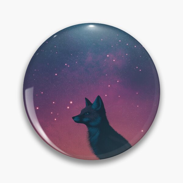 Item preview, Enigmatic Fox Under a Starry Night Sky designed and sold by VisualArtsOasis.