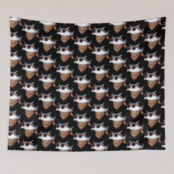 Item preview, Manta Ray Wearing Leopard Scarf Animal Wearing Sunglasses designed and sold by Artistoos.