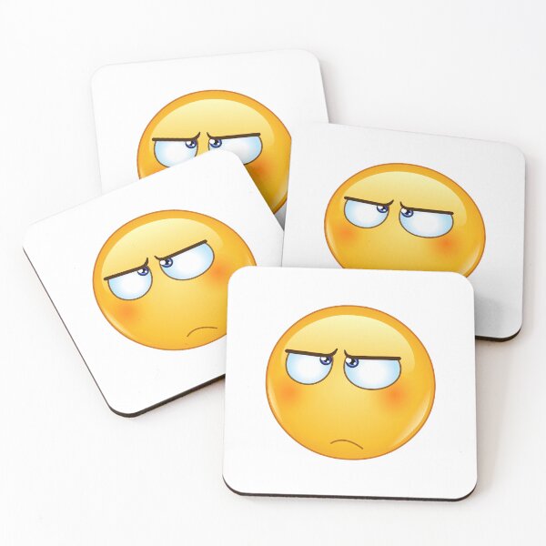 Item preview, Skeptical and Annoyed Emoticon designed and sold by Yael Weiss.