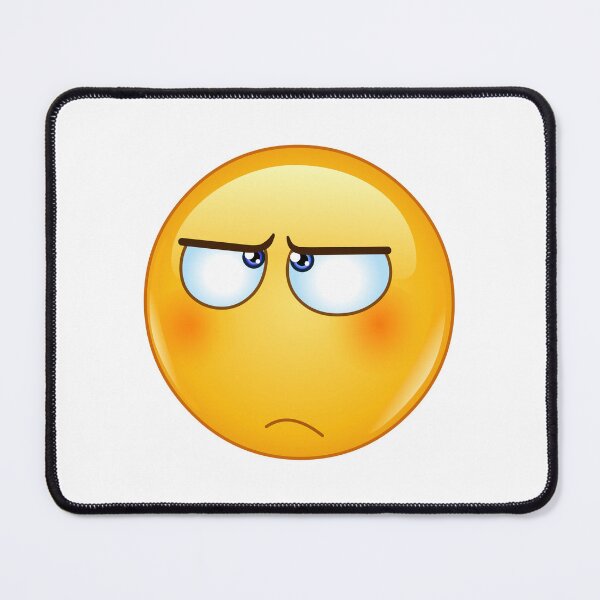 Item preview, Skeptical and Annoyed Emoticon designed and sold by Yael Weiss.