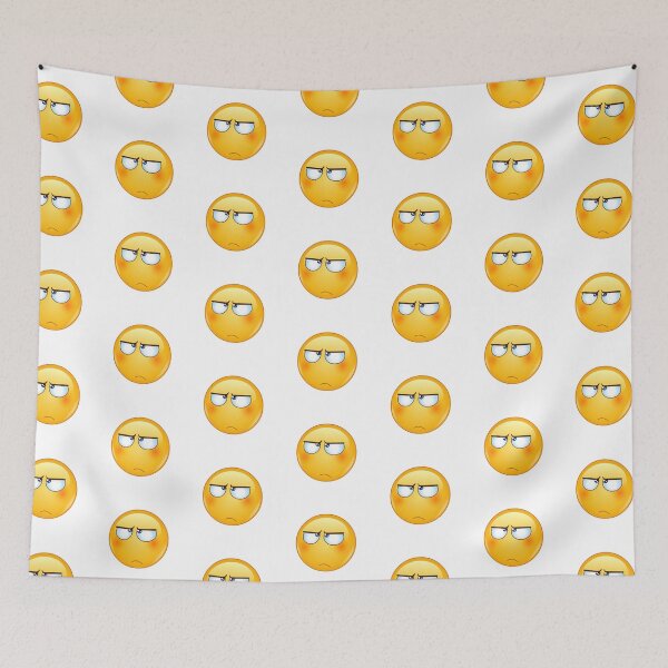 Item preview, Skeptical and Annoyed Emoticon designed and sold by Yael Weiss.