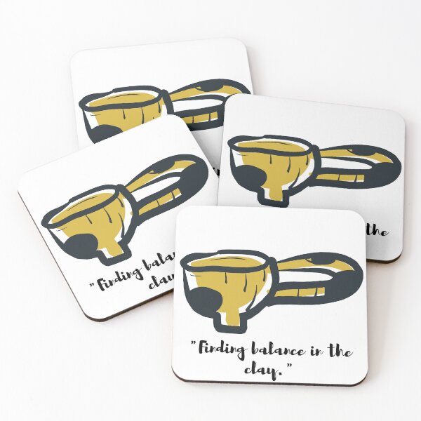 Item preview, Hand-Drawn Pottery Quotes Stickers & Apparel | Unique Ceramic Art for Mugs, T-Shirts, and More designed and sold by SaitonG.