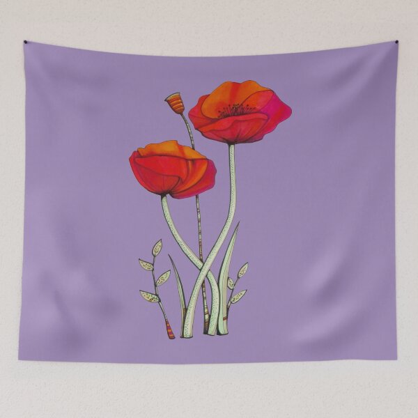 Item preview, Poppy Flowers - Violetta designed and sold by ilovestudiostic.