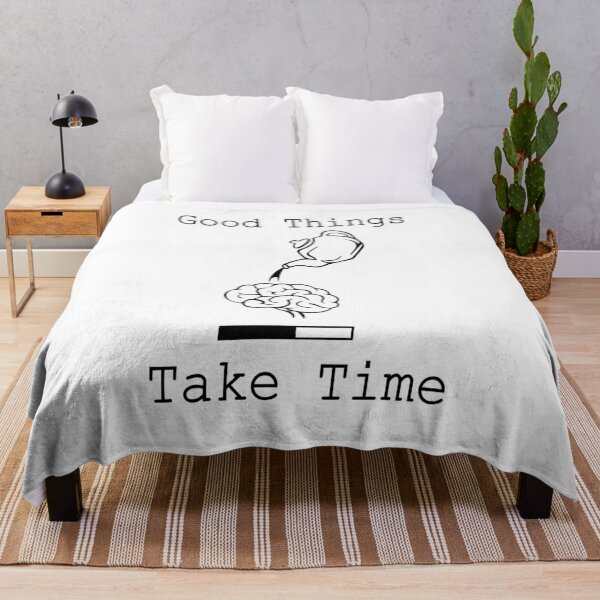 Item preview, Good Things Take Time Inspirational Typography designed and sold by Kissane art.