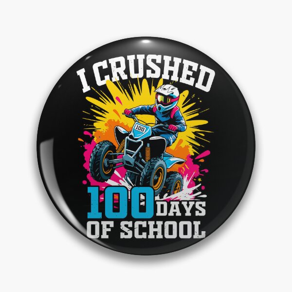 Item preview,  I Crushed 100 Days Of School 2025 Quad Dirt Bike Gift For Boys 100th designed and sold by JUSTBEELEGANT.
