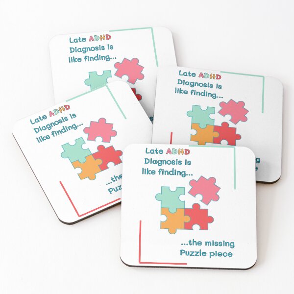 Item preview, Late Diagnosis ADHD designed and sold by TheNeuroVerse.