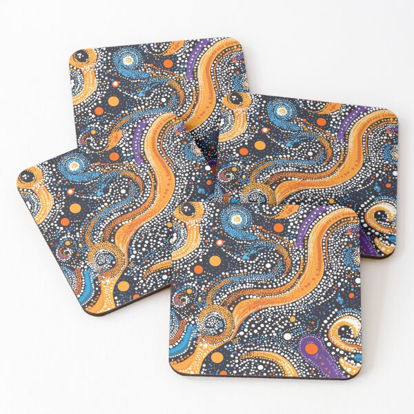 Item preview, Aboriginal Inspired Dot Art - Dreams of the Outback designed and sold by GrinGalore.