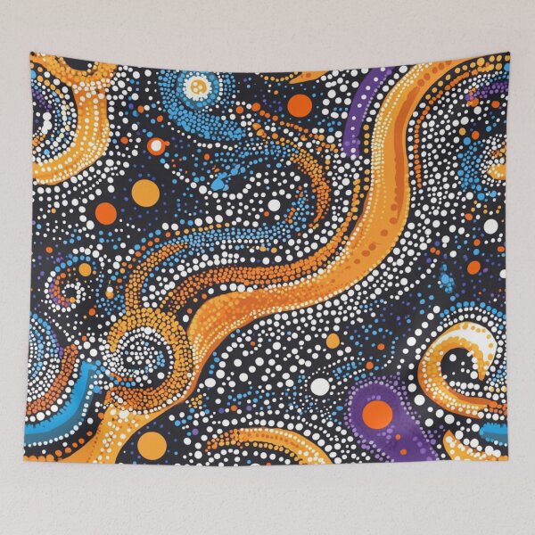 Item preview, Aboriginal Inspired Dot Art - Dreams of the Outback designed and sold by GrinGalore.
